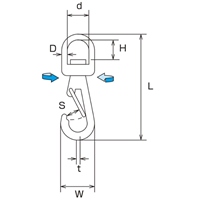 37mmスイベルスナップ(ステンレス製)_選択画像03