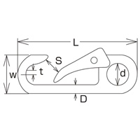 65mmスナップフック(ステンレス製)_選択画像02