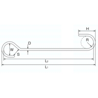 300x6.0mmS型ロングフック(ステンレス製)_選択画像03