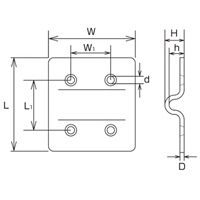 33x33mmハンガプレート(ステンレス製)_選択画像03