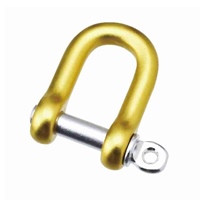 70kg/8mmシャックル(アルミ製/イエロー)