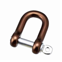 70kg/8mmシャックル(アルミ製/ブラウン)