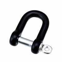 70kg/8mmシャックル(アルミ製/ブラック)
