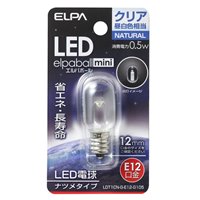 AC100V/0.5W/E12/ナツメLED電球(クリア昼白_選択画像02