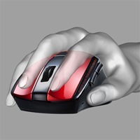 [単3x1本]マウス(無線Bluetooth/BlueLED/赤_選択画像04