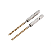 1/4in /3.8mmドリルビット(HSS/2本)