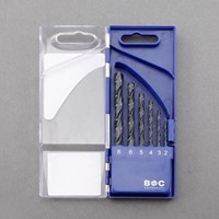 2.0-8.0mm/6本組ストレートドリル(HSS)