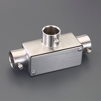 E31[SUS製]ねじ無しユニバーサル(T形3方出)