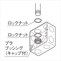 C19電線管キャップ付ブッシング(薄鋼用10個_選択画像03