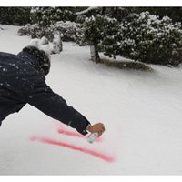 季節品)300ml蛍光マーキングスプレー(雪/赤_選択画像04