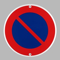 φ600mm構内標識[駐車禁止]