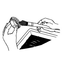 280mmパーツクリーニンブブラシ(ポリプロピ_選択画像02