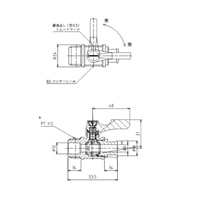 R1/2 inx12.0mmミニボールバルブ(ドレン用)_選択画像02