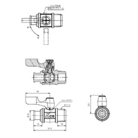 R1/2 inx12.0mmミニボールバルブ(ドレン用)_選択画像02