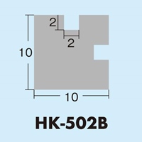 10x10x500mmアクリル角棒(2mm溝2本/透明)_選択画像03