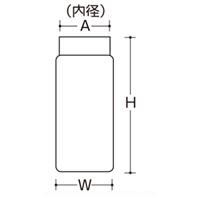 φ96.0x167mm/1000mlポリ容器(クリアー)_選択画像03