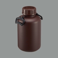 φ218x390mm/10L遮光型広口ポリ容器(取手付