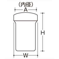φ67x81mm/150ml広口ポリ容器(中蓋付/10個_選択画像04