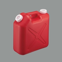 10Lポリタンク(赤/ノズル無/3個)