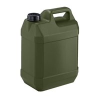 4Lポリタンク(遮光性/モス緑/ノズル無/5個