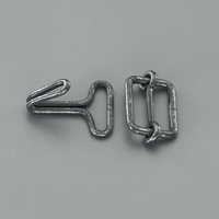 25mm平ゴムロープ用金具セット[10組/黒]