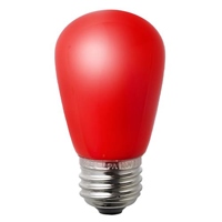 AC100V/1.4W/E26LEDサイン電球(赤)