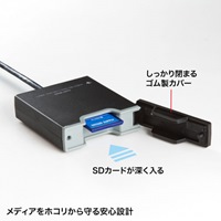 USB3.0カードリーダー(SDカード用/カバー付_選択画像04