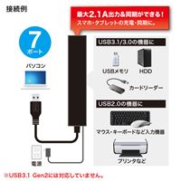 7ポート/USB3.0ハブ(急速充電&同期ポート付_選択画像03
