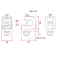 [EA814DG-11～14用]鉄骨クランプ_選択画像03