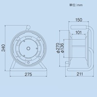 AC125V/15A/30mコードリール(アース付)_選択画像03