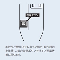 AC125V/15A/0.5m延長コード(過負荷保護付)_選択画像03