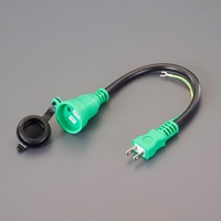 AC125V/15A平形プラグ変換アダプター