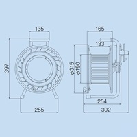 AC125V/30mコードリール(感度調整/漏電遮断_選択画像04
