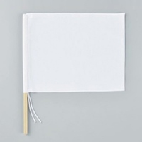 300x420mm手旗(白/5本)