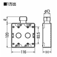 [PF28用]スイッチボックス(1方出/2個用)_選択画像03