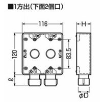 [PF22用]スイッチボックス(1方出/2個用)_選択画像03