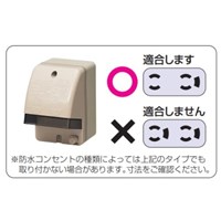 φ27mm露出ボックス(防水コンセント用)_選択画像02