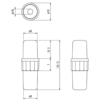 250V/3A[5.2x20mm]ヒューズホルダー(中継型_選択画像02