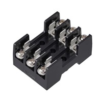 250V/10A/3極[6.4x30]ヒューズホルダー(横)