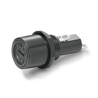 250V/10A[5.2x20mm]ヒューズホルダー(筒型)