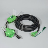 15Ax10m漏電保護プラグ(防雨型/直線型)