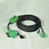 15Ax10m過負荷･漏電保護プラグ(防雨型/L型)