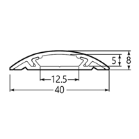 40mmx2mワゴンモール(薄形/ベージュ)_選択画像03