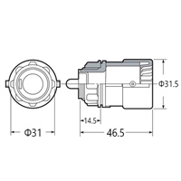 φ16mmフレキ管用コネクター(環境配慮型)_選択画像02