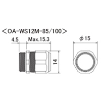 8.5-10.0mm/M12ケーブルクランプ(防水型1個_選択画像04