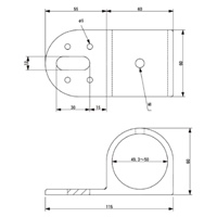パイプジョイント(片締ポルト止金具/平面用_選択画像04