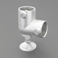 48.6mm単管用水平調整金具(L型)