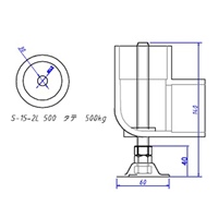 48.6mm単管用水平調整金具(L型)_選択画像04