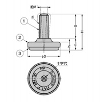 φ32/M10x27/160kgアジャスターボルト(首振_選択画像03