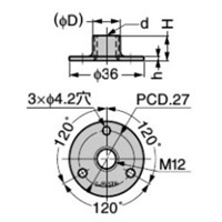 M12アジャストベース受金(ステンレス)_選択画像02